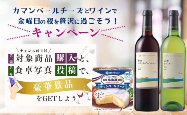 QUOカードPayやワインが当たる雪印メグミルクのレシート懸賞