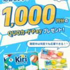 QUOカードPayが500名様に当たるキリシリーズ購入キャンペーン