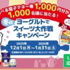 電子マネー1,000円分が1,000名様に当たる日本ルナのクローズドキャンペーン