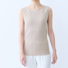 ゆるここカップ付き綿混リブタンク商品モニター