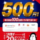 えらべるPay 500円相当