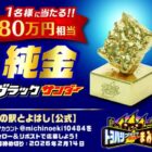 純金ブラックサンダー 80万円相当