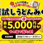 PayPayポイント 最大5,000円分