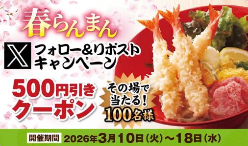 得得で使えるデジタルクーポン500円分がその場で当たるキャンペーン