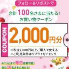 割引クーポン 2,000円分
