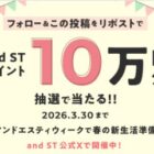and ST ポイント 10万円分
