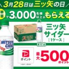三ツ矢サイダー 1ケース / PayPayポイント 最大500円分