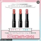Viseeのルージュがお試しできる商品モニター募集キャンペーン