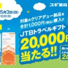 JTBトラベルギフト 20,000円分