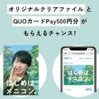 先着当選！櫻井翔クリアファイルやQUOカードPayがもらえるメニコン購入キャンペーン
