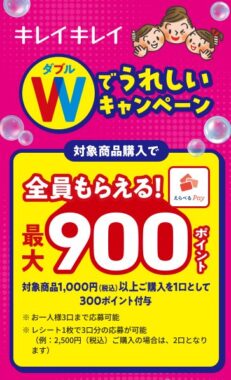 全プレもアリ！最大5,000ポイント分のえらべるPayが当たるクローズドキャンペーン