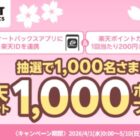 楽天ポイント 1,000ポイント