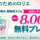 ロリエ さらピュア吸水サンプル