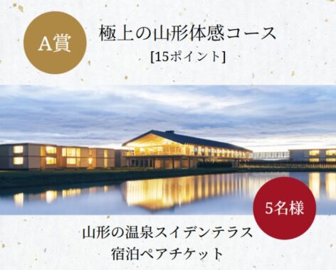 宿泊券や豪華グルメも当たるJA全農山形のクローズドキャンペーン