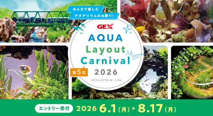 賞金総額 500,000円相当がもらえるアクアリウム レイアウトコンテスト