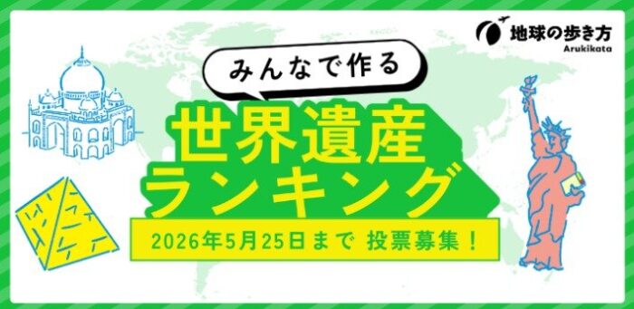 2万円分の旅行券やスーツケースなども当たる行ってよかった世界遺産投票キャンペーン