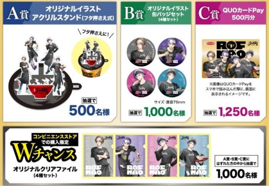 ROF-MAOのオリジナルグッズが当たるレシートキャンペーン