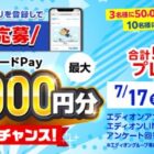 専用QUOカードPay 最大50,000円分