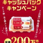 総額200万円分のえらべるPayが当たるキャッシュバックキャンペーン