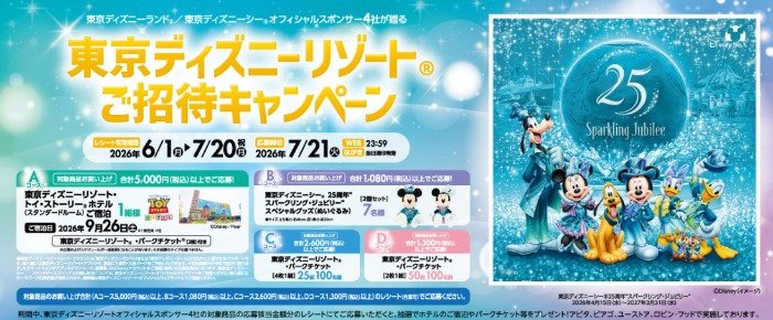 【アピタ・ピアゴ×メーカー各社】東京ディズニーリゾートご招待キャンペーン