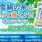 最大3,000円分のデジコが当たる五木食品のクローズドキャンペーン