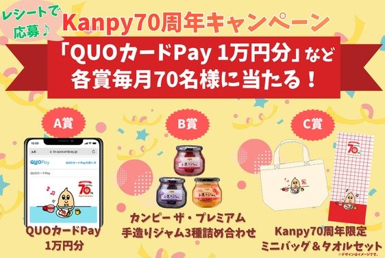 毎月抽選!QUOカードPayや手造りジャムも当たるレシートキャンペーン