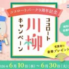 ロート製薬商品などが当たるココロート川柳キャンペーン