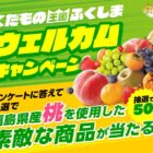 福島県産桃を使用した素敵な商品
