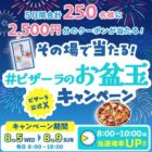 ピザーラネットクーポン 2,500円分