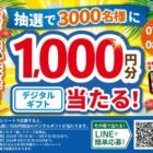 デジタルギフト 1,000円分