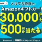 Amazonギフト券 最大30,000円分
