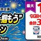 ヤオコー商品券 最大10万円分 / ヤオコーカードポイント 500p