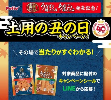 その場で抽選！えらべるPayが200名様に当たるペティオのクローズドキャンペーン