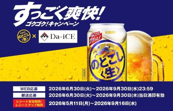 Da-iCE東京ドーム公演チケットやQUOカードなども当たる豪華クローズドキャンペーン