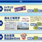 【NewDays×森永製菓】ハイチュウ抱き枕や森永工場見学なども当たるキャンペーン