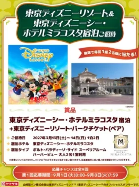 パークチケット+東京ディズニーシー・ホテルミラコスタ宿泊