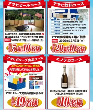 ニッカウヰスキー 仙台 宮城峡蒸溜所ご招待＋篝火の湯 緑水亭 宿泊券 他