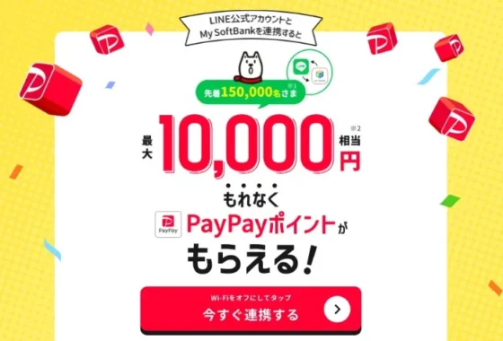 PayPayポイント 最大10,000円相当