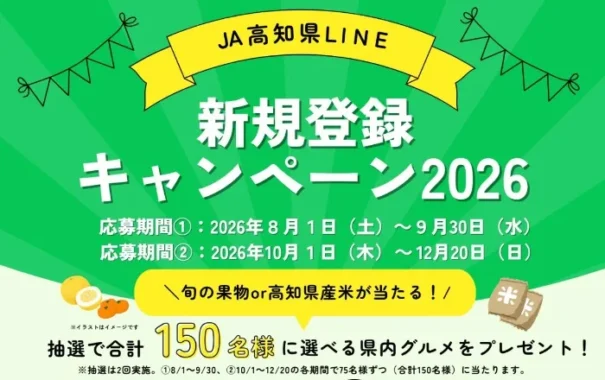 高知県産の旬の果物、お米