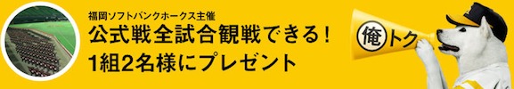 福岡ソフトバンクホークス シーズンペアチケット