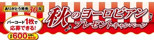 ヨーロピアンシュガーコーン 【ありがとう 発売30年】秋のヨーロピアンプレゼントキャンペーン 2015|クラシエ Kracie